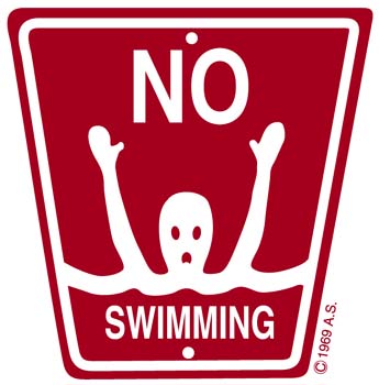 s1 no swiming